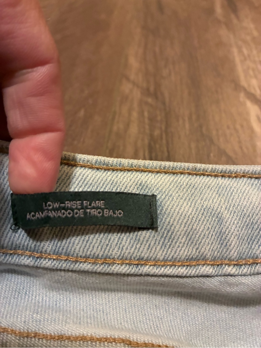 Wild Fable Vintage-Style Low-Rise Flare Jeans - Light Wash - Picture 3 of 4